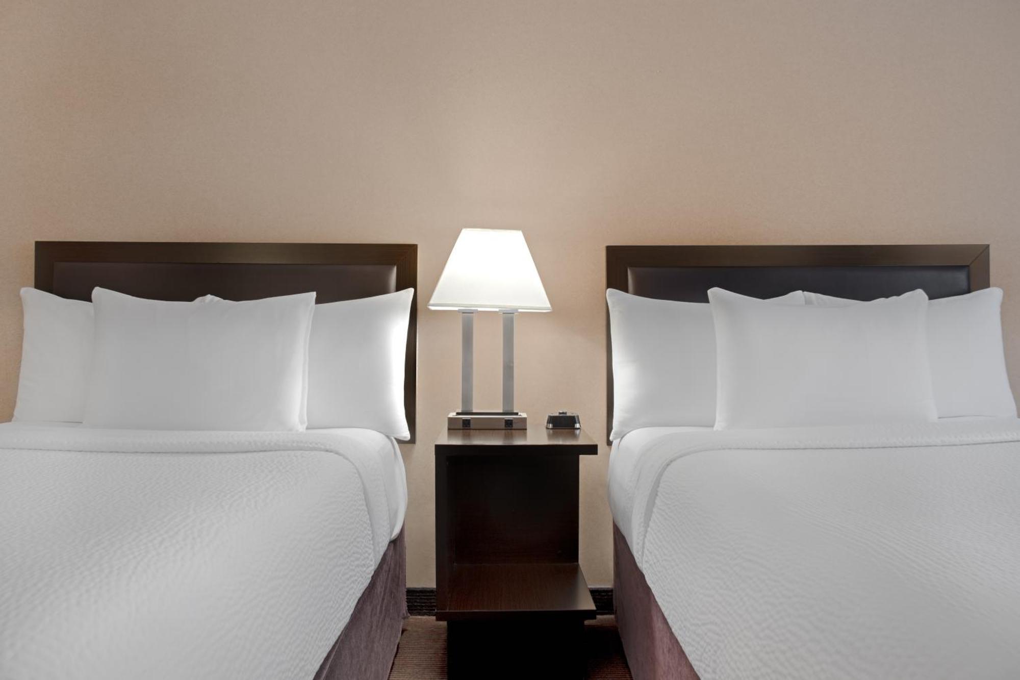 Double Room with Two Double Beds and Pool Access - Non-Smoking
