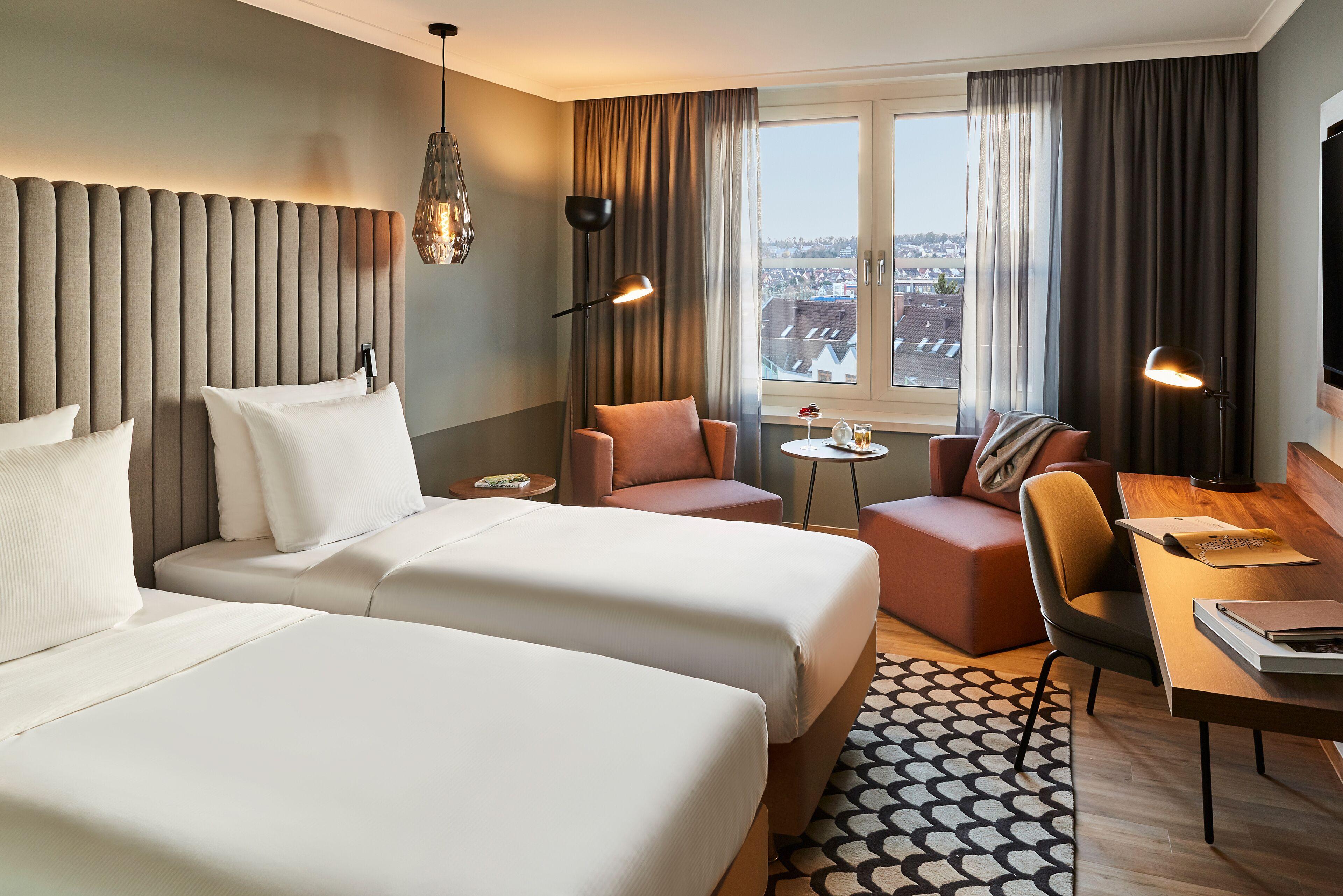 Deluxe Tweepersoonskamer met 2 Aparte Bedden