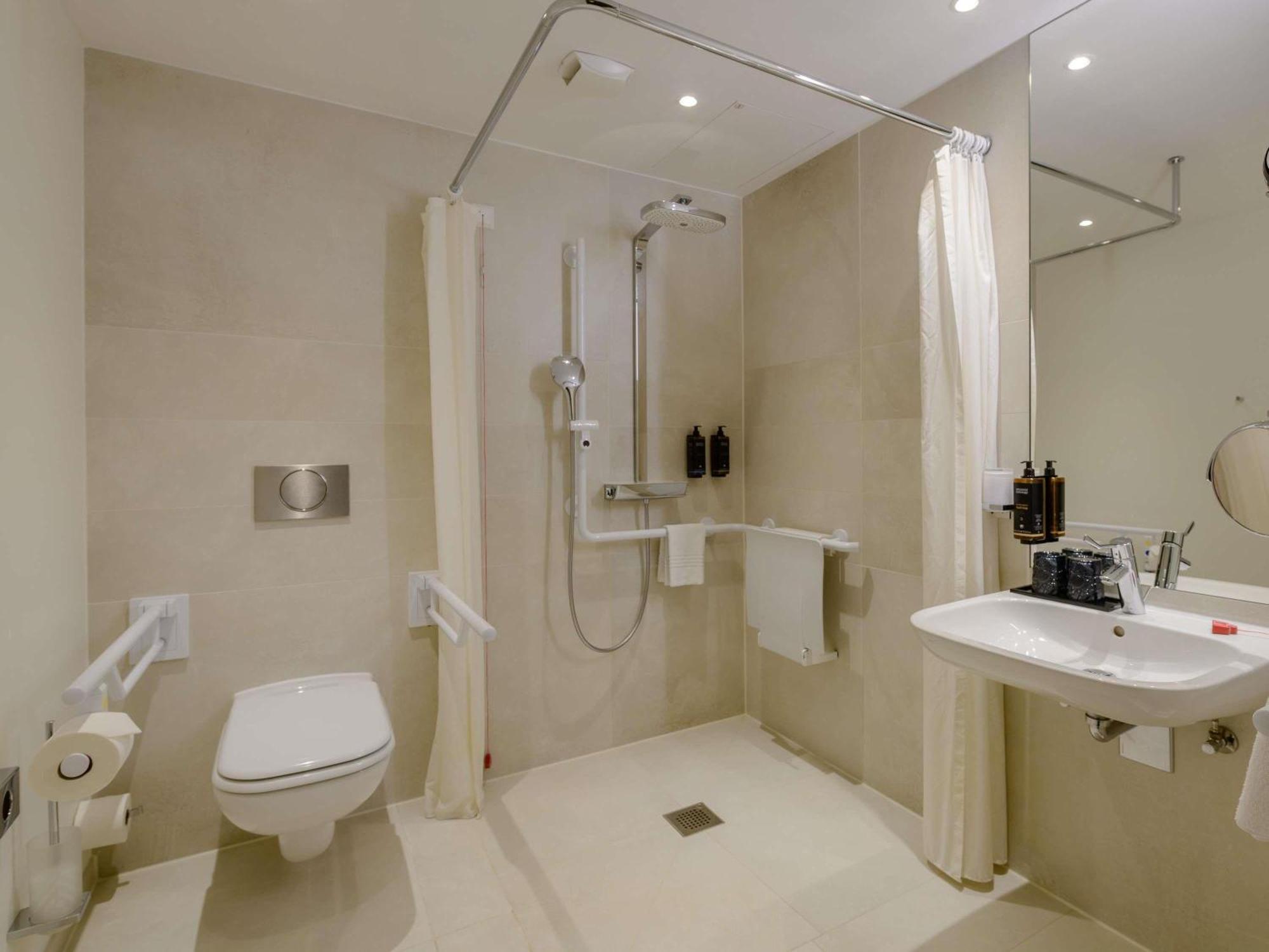 Habitación Estándar con baño accesible - 1 cama grande