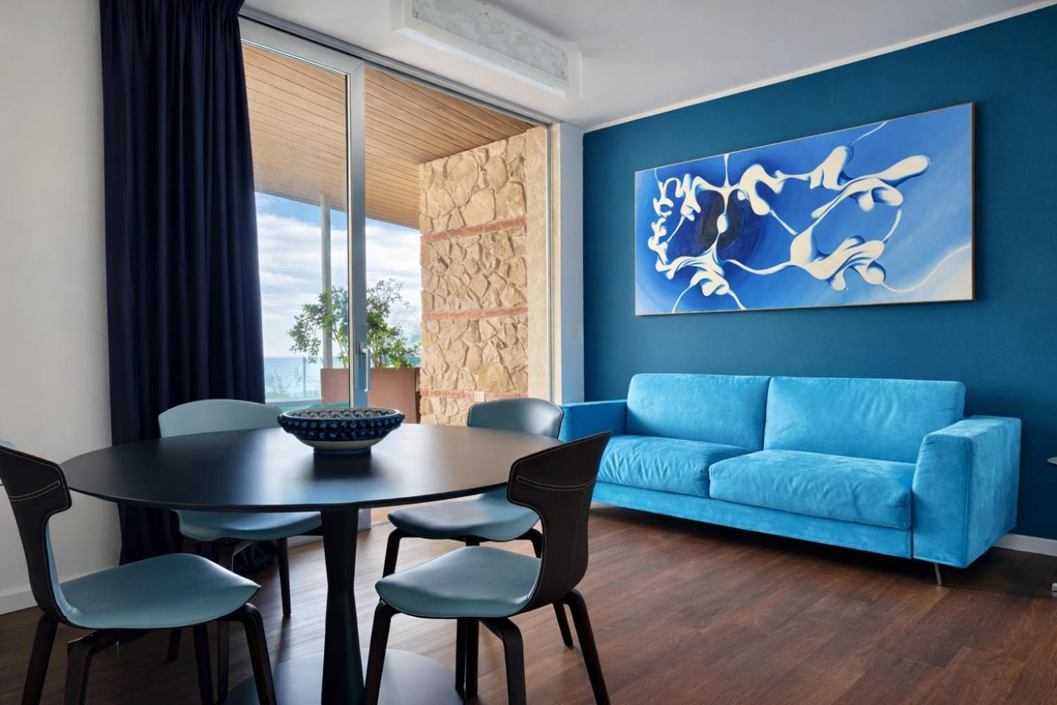 Apartment mit 1 Schlafzimmer und Meerblick
