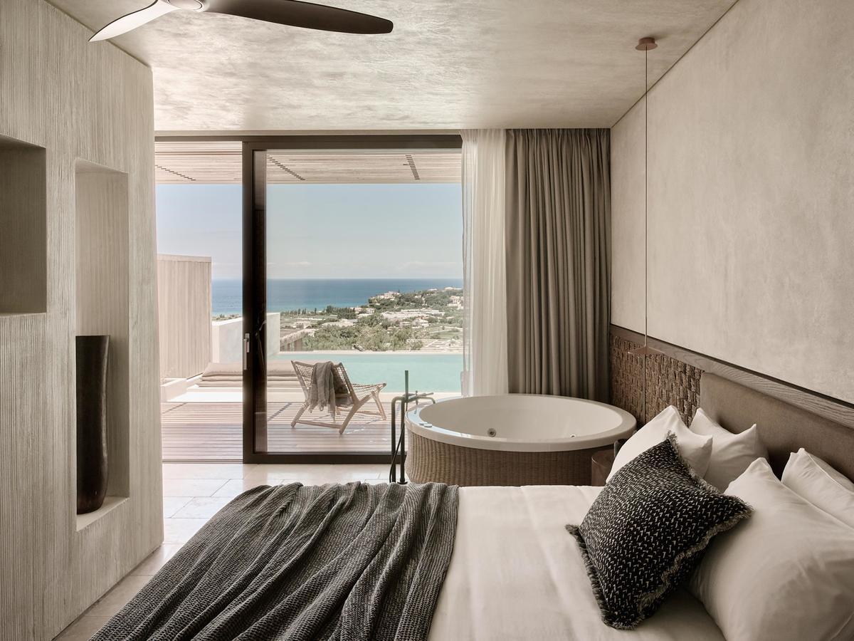 Suite Lune de Miel avec Piscine Privée - Vue sur Mer