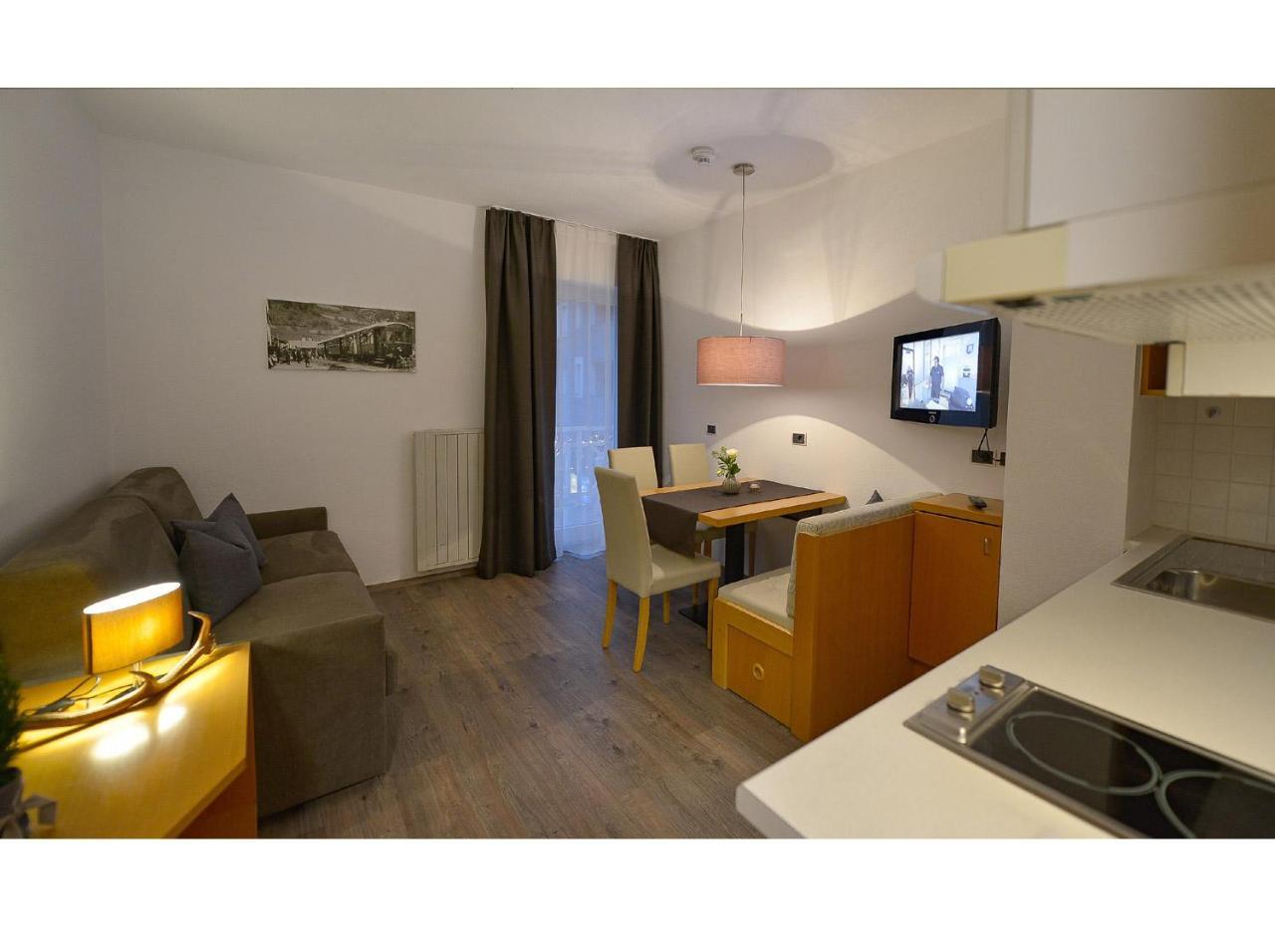 Großes Apartment mit 1 Schlafzimmer und Balkon