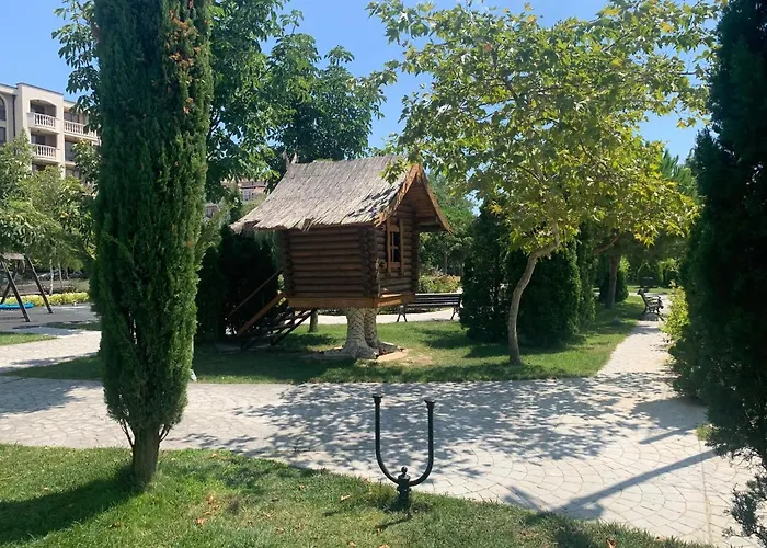 Luxury Orchid Apartment With A Garden In A Private Hotel Complex Cascadas Bulgaria