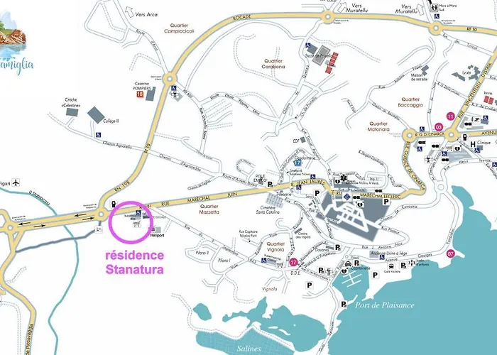 Appart T3 4 étoiles 4/6 personnes Porto Vecchio