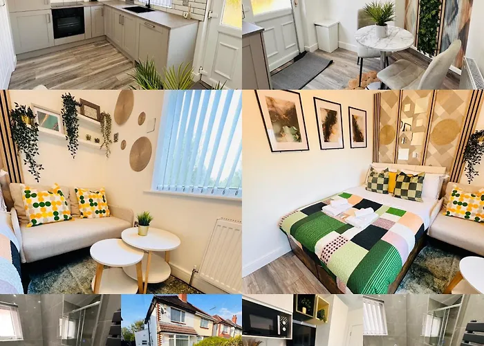 Elegant Private Self-Contained Room In Selly Oak Birmingham With Own Kitchenette And Shared Bathroom Between Two Rooms R4