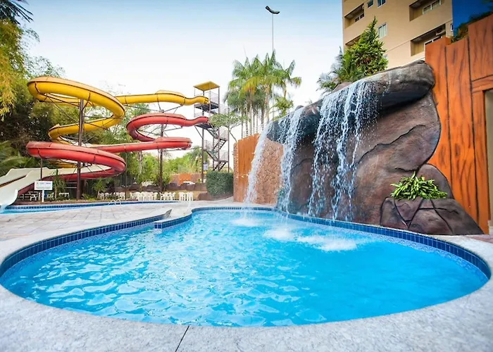 Aguas Termais Naturais Piscinas Quentes 24 Horas Mais Acesso Incluso Aos Parques Aquaticos Dos Resorts Golden Dolphin Grande Hotel Em Caldas Novas