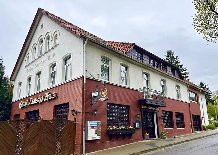 Hotel Deutsches Haus mit WLAN und Parkplatz, HDZ und Kliniken in der Nähe, direkt an der A2 und A30 gelegen