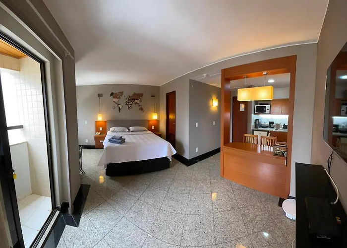 Flat Particular no Hotel Comfort Suítes com garagem
