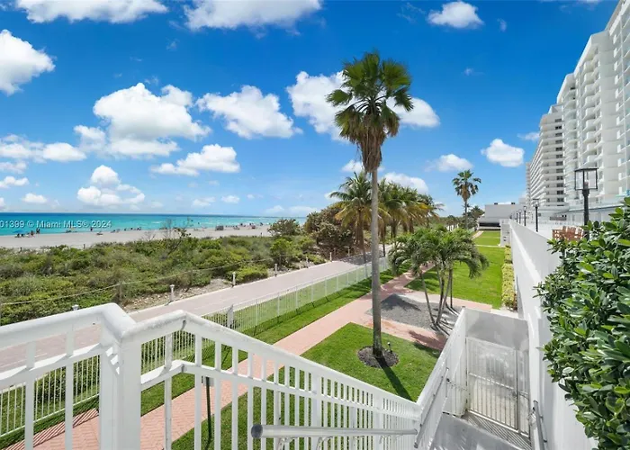 Miami Apartamento Sobre La Playa Con Estacionamiento Gratuito