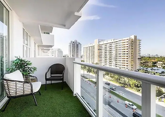 Miami Apartamento Sobre La Playa Con Estacionamiento Gratuito
