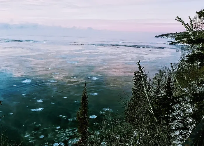 Cliff Dweller On Lake Superior