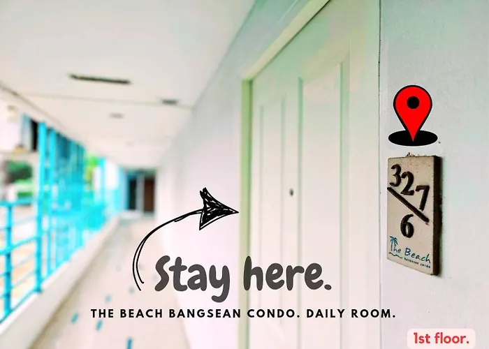 The Beach Bangsaen Condo Daily Room Poolside
