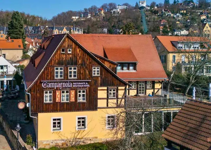 La Campagnola - Ristorante & Boutique Hotel Dresden Mit Blick Auf Die Elbe Ruhig Gelegen