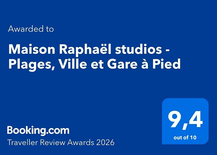 Maison Raphaël studios - Plages, Ville et Gare à Pied
