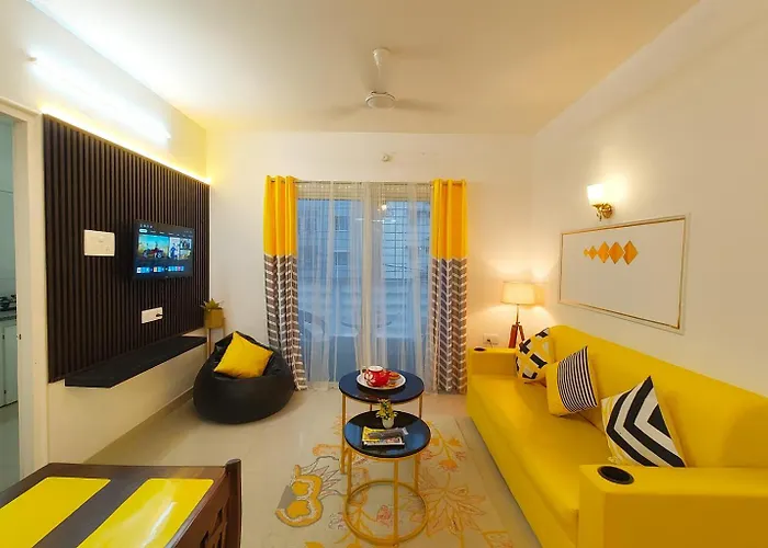 Nk Homes - Full Furnished 2Bhks With Kitchen, Hall, Wifi & Smart Tv