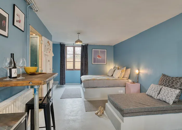 Suite Privée, Bain, Kitchenette, en Champagne