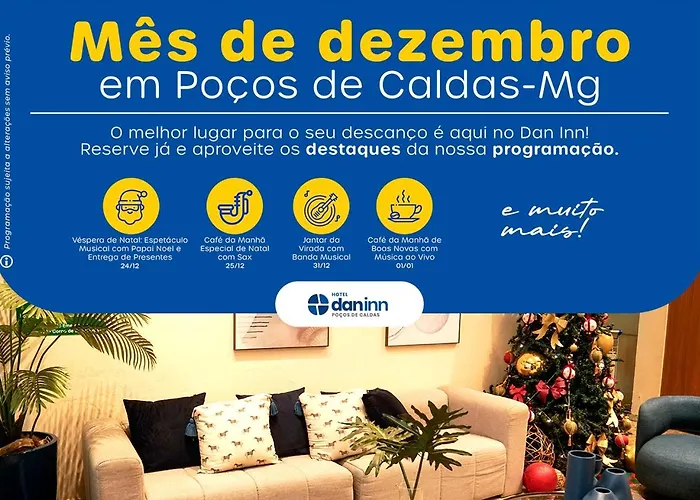 Hotel Dan Inn Poços de Caldas - A melhor localização do Centro by Nacional Inn