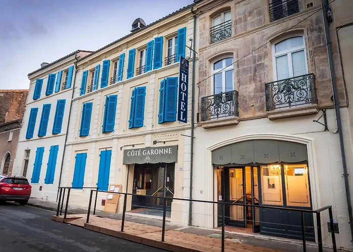 CÔTE GARONNE le BALCON DES DAMES -hôtel et restaurant- Tonneins Fauillet Marmande - panorama sur Garonne-climatisé- accueil vélo- soirée étape- chambre famille- étape et séjour touristique-