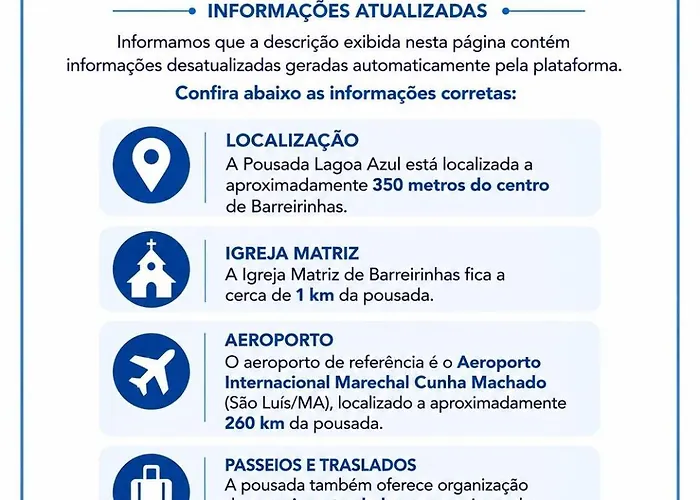 Pousada Lagoa Azul
