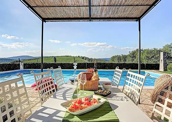 Villa In Chianti With Pool Tennis Court