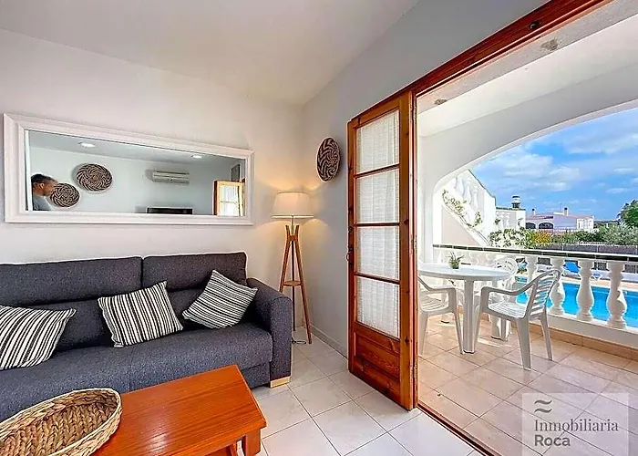 Roca Fornells, Apartamento En Ses Salines Con Piscina Ss24