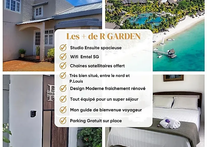R Garden Villa De 3 Chambres A Baie Du Tombeau