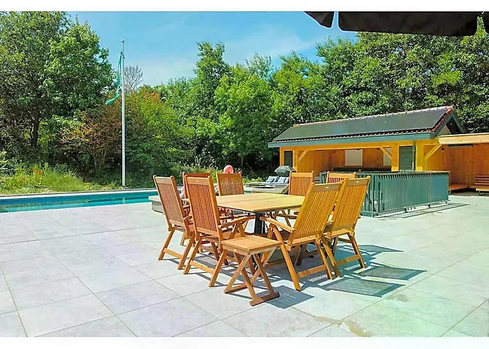 Luxurious 16-Person Villa With Swimming Pool Sauna Outdoor Kitchen With Bbq