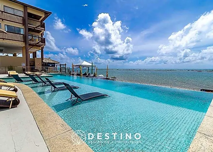 Cobertura Beira-Mar, Vista Para O Mar, Barra Bali! | Luxo | 3 Quartos | Destino Bsm 402