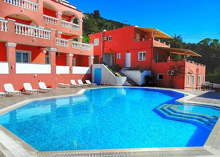 Paradiso Hotel Corfu Sea View Apartments With Pool In Ipsos