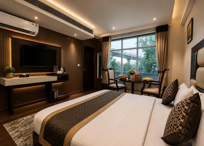 Hotel Aura Ip Grand By Qotel Karkardooma Metro Station Nueva Delhi